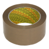 Tape 50mm 35my PP Hotmelt 66m op rol 3M 3739 Bruin